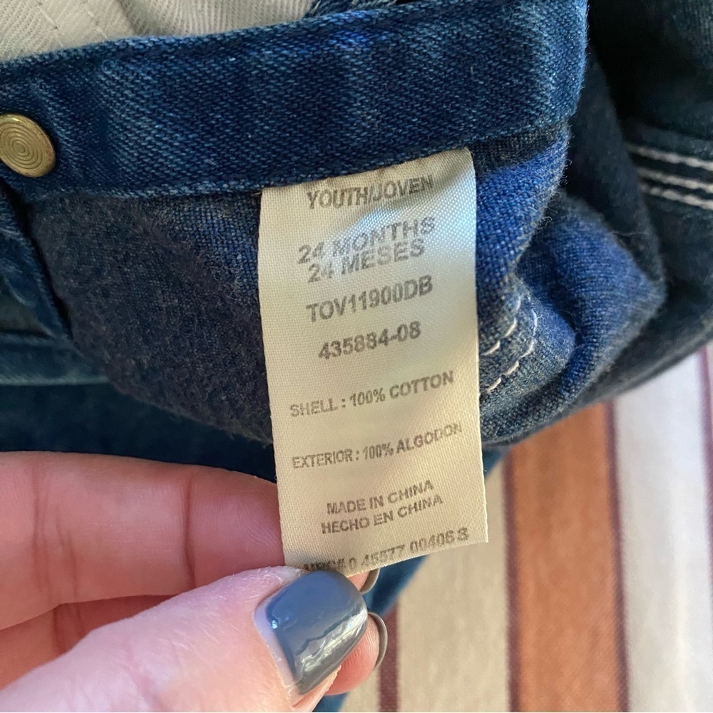 Liberty Youth Denim Overalls Bibs - Picture 14 of 14